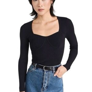 Madewell Black Long Sleeve Women's sweater